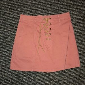lace up skirt